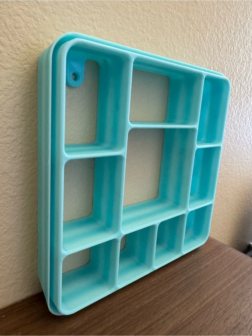 Multi-Compartment Wall Organizer/Trinket Shelf - Home Storage & Organization